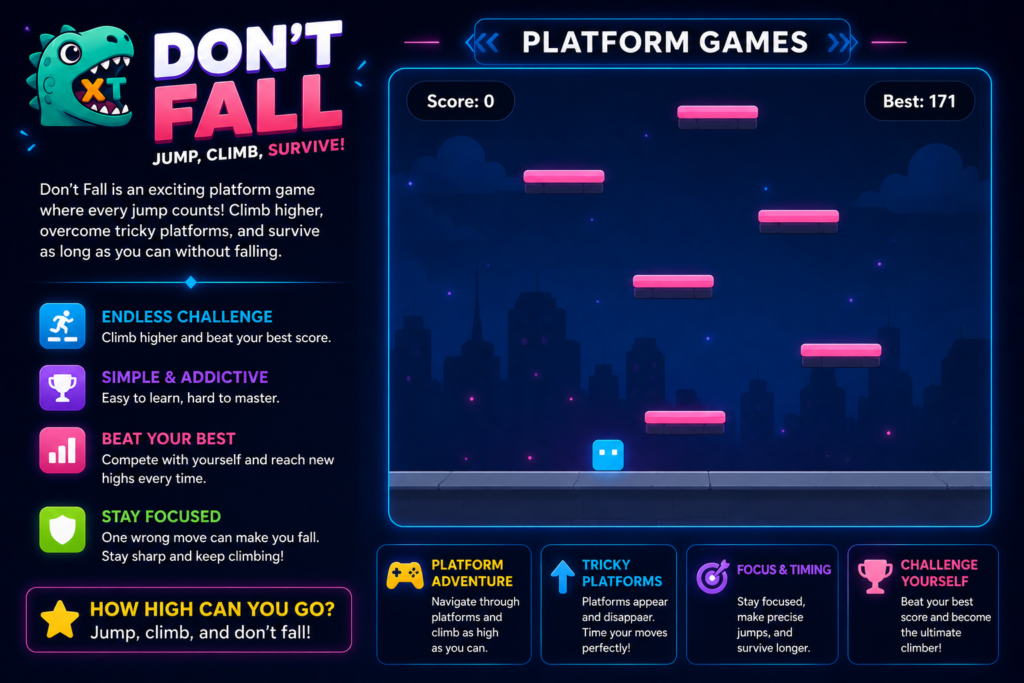 Don’t Fall and Platform Games Don’t Fall and Platform Games