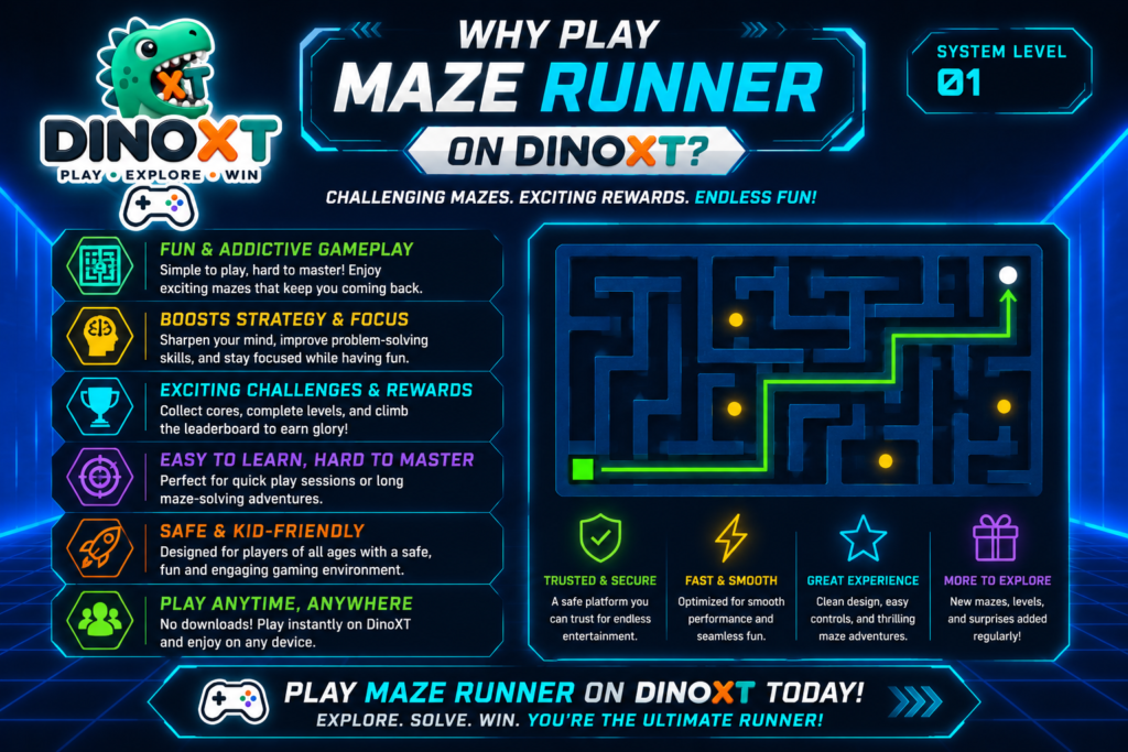 Why Play Maze Runner on DinoXT