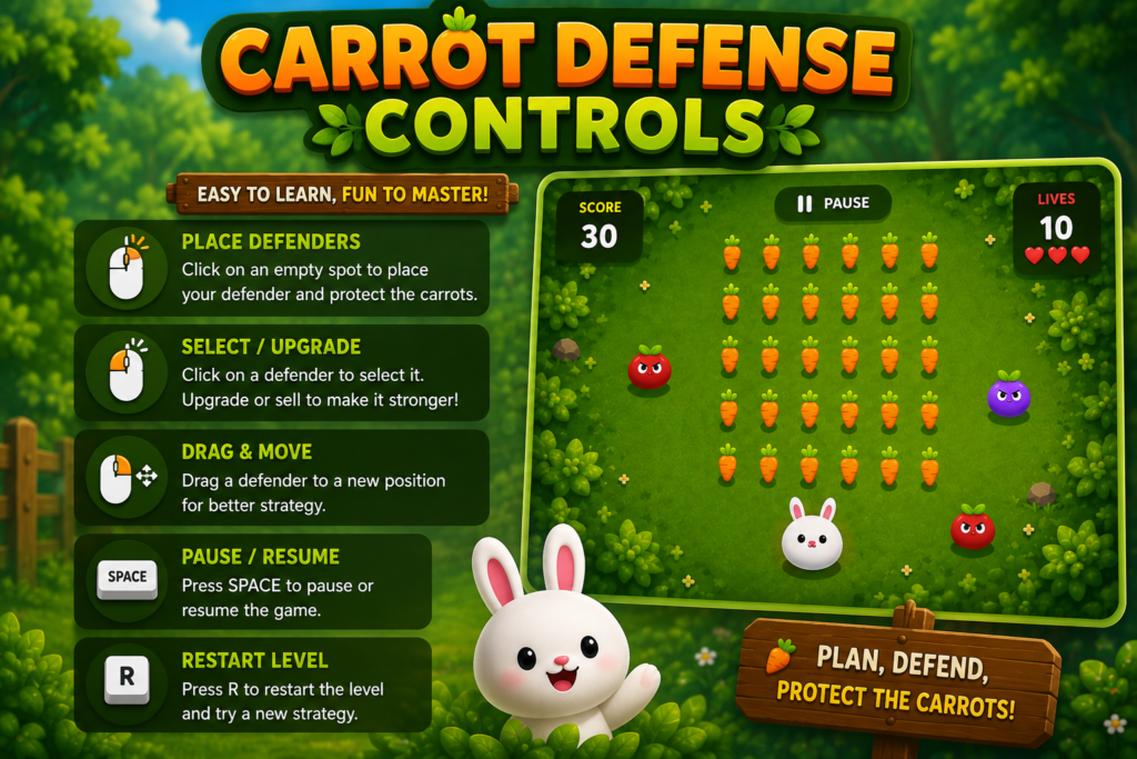 Carrot Defense Controls