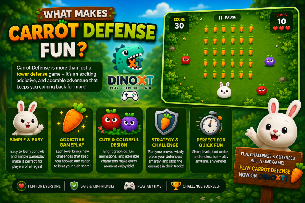 What Makes Carrot Defense Fun