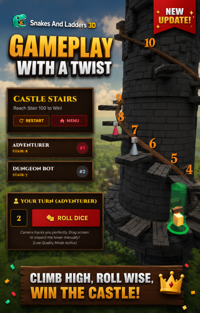 Snakes And Ladders 3D