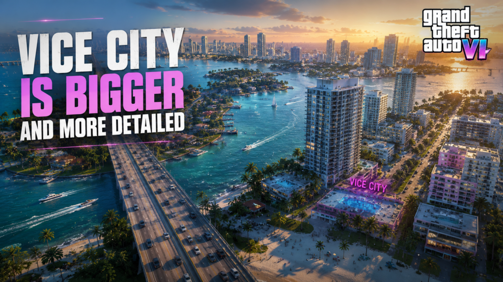 Vice City Is Bigger and More Detailed