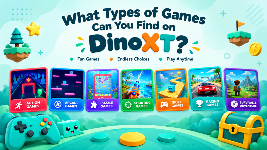 What Types of Games Can You Find on DinoXT